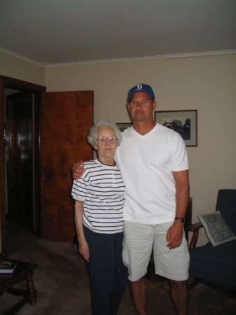 With Grandma in Upstate NY - 2010