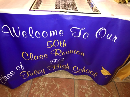 Banner for Memorial Table