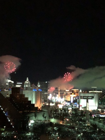 Las Vegas Strip Happy New Year 2018!