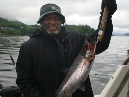 Salmon fishing in Alaska