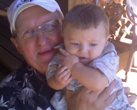 6/2011 Joe "Poppy" and baby Kiros