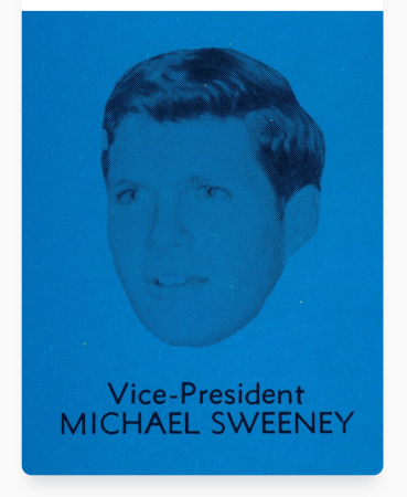 Mike Sweeney VP of Junior class_1966 Salesian