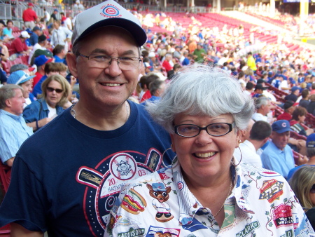 Bill& Roz at Cubs game