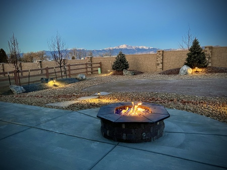 View from the back patio.