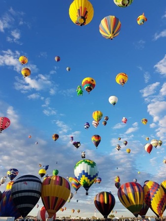Albuquerque balloon fiesta. A must see first  