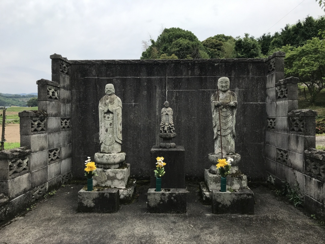 Ojizo-san small shrines that dot rural Japan