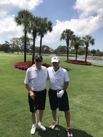 Coach Ford and I golfing in Naples, FL
