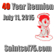 Saints of 1975 40 Year Class Reunion reunion event on Jul 11, 2015 image