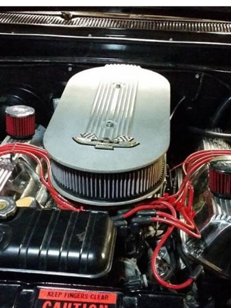 The 427 sideoiler dual 4bbl's in my Galaxie