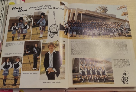 Tim Brown's album, Buena marching band 1983