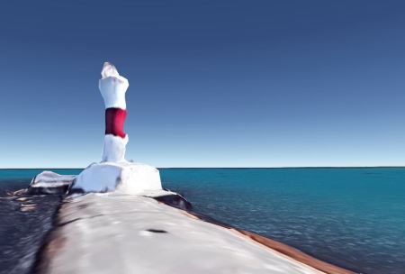 Ice Cream Cone Lighthouse