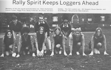 1969-70 Cheer Leaders at UPS