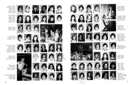 Rickey Shay's album, Floyd Light Middle School, '76-'77, Eighth Grade