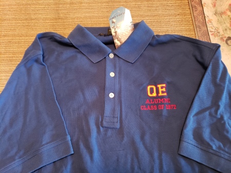 QE Alumni Golf shirt 1972 