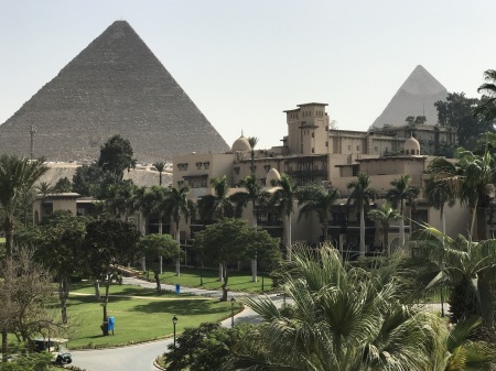 From the hotel room in Cairo