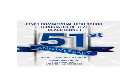 Jones Commercial High School Reunion