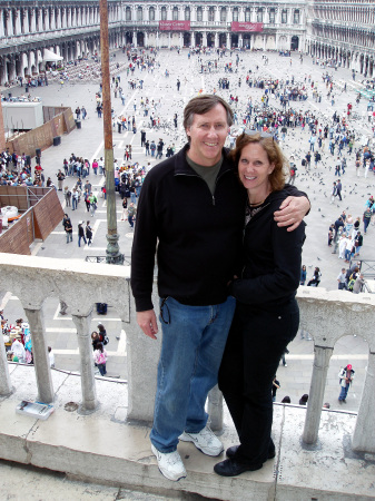 Mike and I in Venice