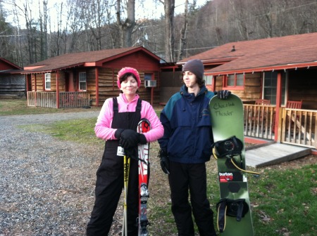Ian and I getting ready to ski.