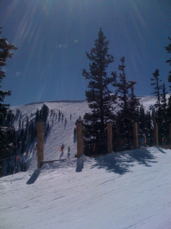 Backside bowl at top of Taos a favorite place