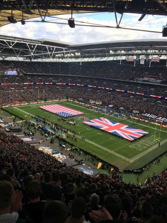 Eagles game Wembley Stadium London 2018