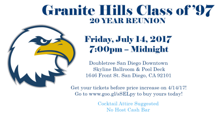 Stasha Ybarra-Homan's album, Granite Hills High School Reunion