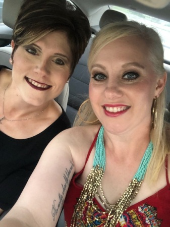 My best friend and I going to a concert 