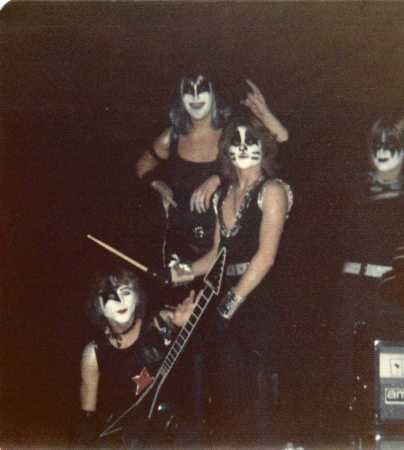 Dec. 22/1976 - Dressed as KISS at St. John's.