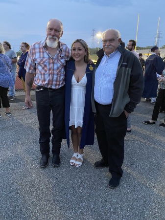 A girl and her grandpas