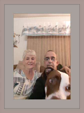 2018 me, son Doug and his dog Ruger
