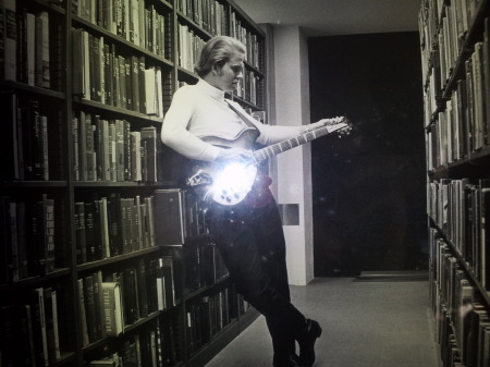 Karl in the Villard Avenue library