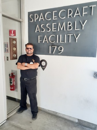 At NASA Jet Propulsion Lab - Palmdale Calif.