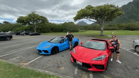 Corvettes in Hawaii 2024