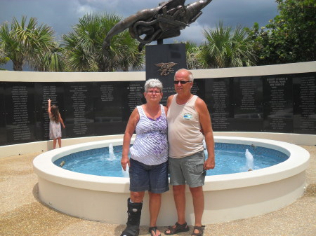 In Front of the Navy Seals Museum