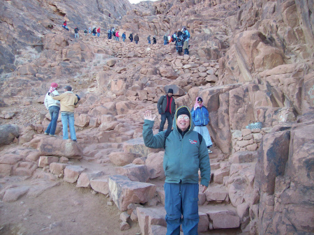 Coming Down Watching Sunrise Mt Sinai