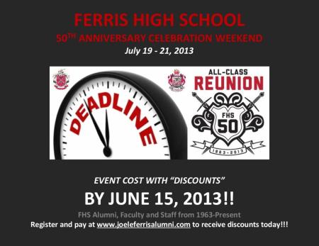 Ferris All-Class/School Reunion July 2013