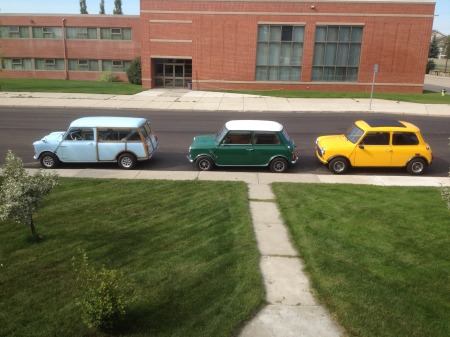 my 1962 wagon and my 1976 and 1978 Cooper S
