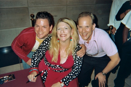 JR & Dave hanging with Lisa Lampanelli.