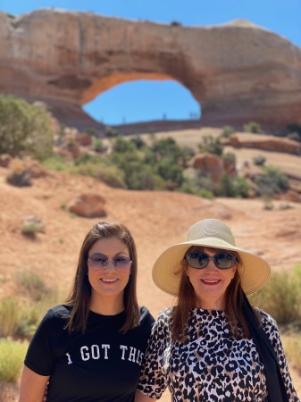 My daughter and I in Zion, Utah!