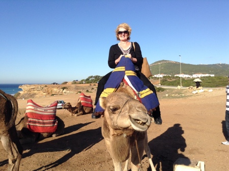 Camel riding in Morroco