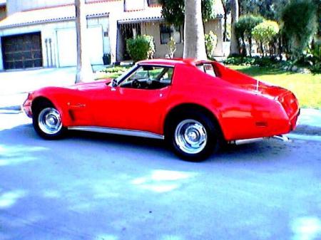 My 1976 Corvette I restored in Saudi Arabia