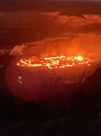 Kilauea Caldron 2023 eruption Big Island 