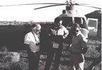 On the desert mountaintop with King Hussein