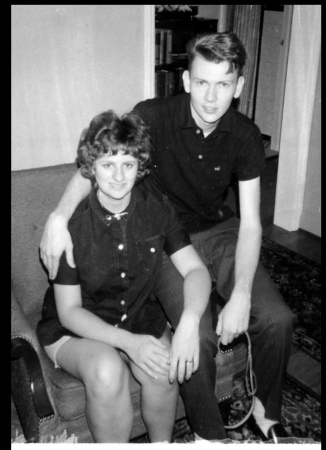 My wife Barbara (1961) and me