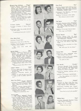 A page from the old Yearbook