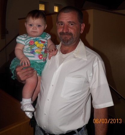 My handsome Hubby Jim and my granddaughter