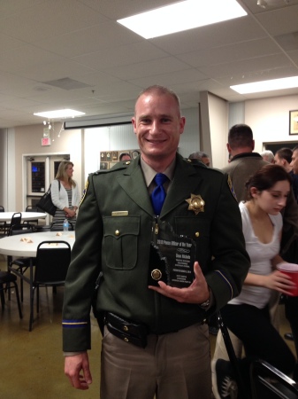 Our son “Officer of the Year 2014