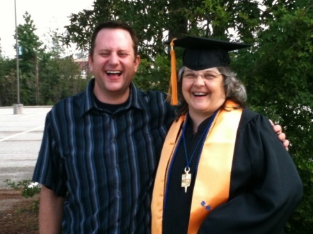 Me and my friend Mitch at graduation 2012