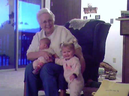Karen and two of the great granddaughters