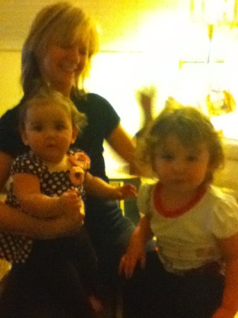 Having fun with my granddaughters 2012