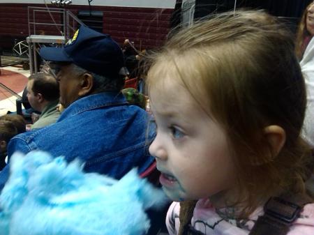miss magz at the circus loving cotton candy
